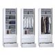 Фото Шкаф для одежды Портленд К-823-R Белый - серый камень, Цвет фасада: Серый камень_3 в Mebel.ua с доставкой по Украине